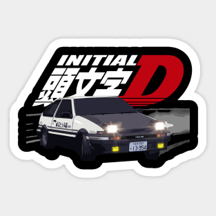 toyota trueno ae86 corolla INITIAL D Sticker